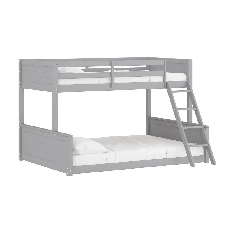 Twin Over Full Capri Wood Kids&#39; Bunk Bed Gray - Hillsdale Furniture, 1 of 16