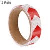 Unique Bargains Arrow Waterproof Adhesive High Visibility Warning Trucks Cars Reflective Tape 2 Pcs - 3 of 4