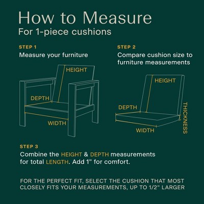 Pacific Blue Textured Solid Midback Dining Chair Cushion