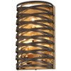 Minka Lavery Mid-Century Modern Wall Light Sconce Dark Bronze Mosaic Gold Hardwired 7" Fixture for Bedroom Bathroom Living Room - 2 of 3