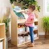 Guidecraft EdQ Book and Bin Browser: Kids Wooden Book Rack and Toy Storage Organizer, Home and Classroom Educational Furniture - 4 of 4
