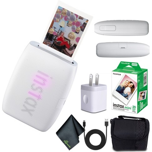 FUJIFILM INSTAX MINI LINK 3 Smartphone Printer (Clay White) + 20 Instant Film - image 1 of 4