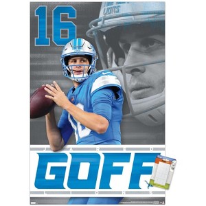 Trends International NFL Detroit Lions - Jared Goff 24 Unframed Wall Poster Prints - 1 of 4