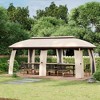 Outsunny 10' x 20' Patio Gazebo, Outdoor Gazebo Canopy Shelter with Netting & Curtains, Vented Roof, Steel Frame for Garden and Lawn - image 2 of 4
