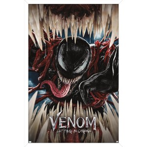 Trends International Marvel Venom: Let There be Carnage - Teeth One Sheet Framed Wall Poster Prints - 1 of 4