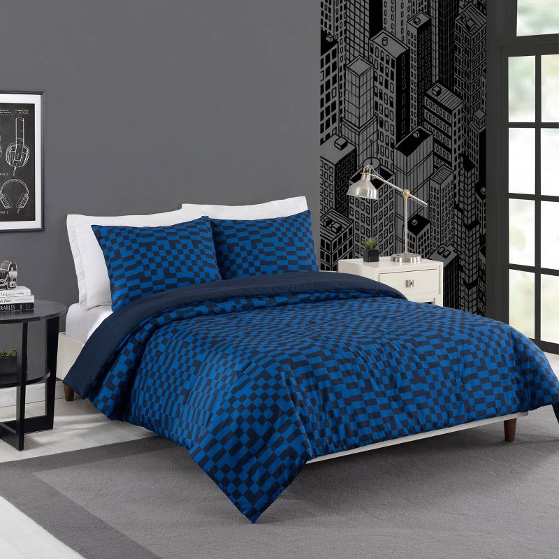 Teen Comforter Set Tonal Blue - Makers Collective, 3 of 9
