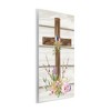 Stupell Industries Spiritual Easter Cross Spring Blossoms Wall Plaque Art - 3 of 4