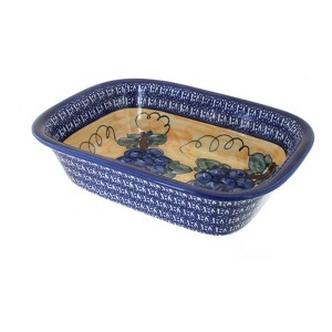 Blue Rose Polish Pottery 174 Zaklady Loaf Baker - 1 of 1