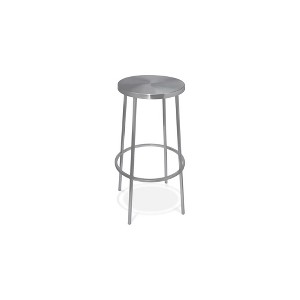 Meridian Furniture,Tyson Silver Iron Bar Stool - 1 of 4