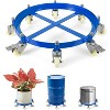 Acekool 1000LB Drum Dolly - 55 Gallon Barrel Cart w/ Brakes, 4 Swivel Casters, Industrial Caddy for Warehouse & Garage - 2 of 4
