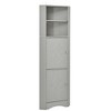 Sapphtopaz Tall Bathroom Cabinet with Doors,Freestanding Corner Storage Cabinet with Adjustable Shelves,Bathroom Organizer for Bathroom,Kitchen - 3 of 4