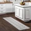 Nuloom Ranya Geometric Indoor/Outdoor Area Rug, Runner 2' x 10', Light Grey - 2 of 4