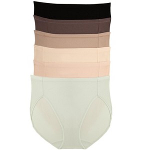 Super Stretchy Cotton Hi-Cut Brief 6-Pack - 1 of 4