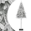vidaXL Artificial Christmas Tree White PE, Metal 59.1 in - 2 of 4