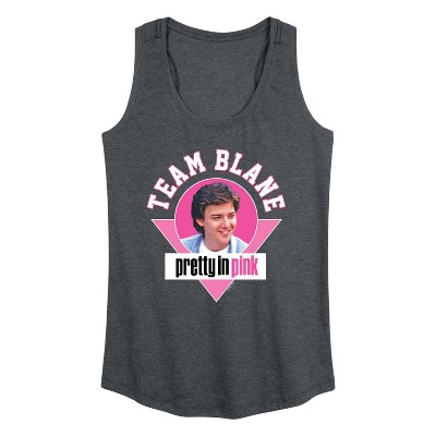Women's - Pretty in Pink - Duckie and Blane Graphic Racerback Tank