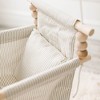 Sweet Swinging - Indoor Baby Swing w/ Pillow - Greige/Vanilla Stripe - 4 of 4