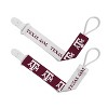 BabyFanatic Officially Licensed Unisex Pacifier Clip 2-Pack - NCAA Texas A&M Aggies - Officially Licensed Baby Apparel - 2 of 3