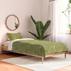 Deny Designs Twin/ Twin Extra Long Holli Zollinger Sun Tile Comforter and Pillow Sham Green - 2 of 4