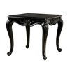 Royal Hampton Side End Table, 29 Inch, Classic Cabriole Legs, Dark Brown Solid Wood - 2 of 4