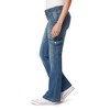 WallFlower Women's Feisty Curvy Cargo Flare Low Rise Belted Insta Stretch Juniors Pants - 3 of 4