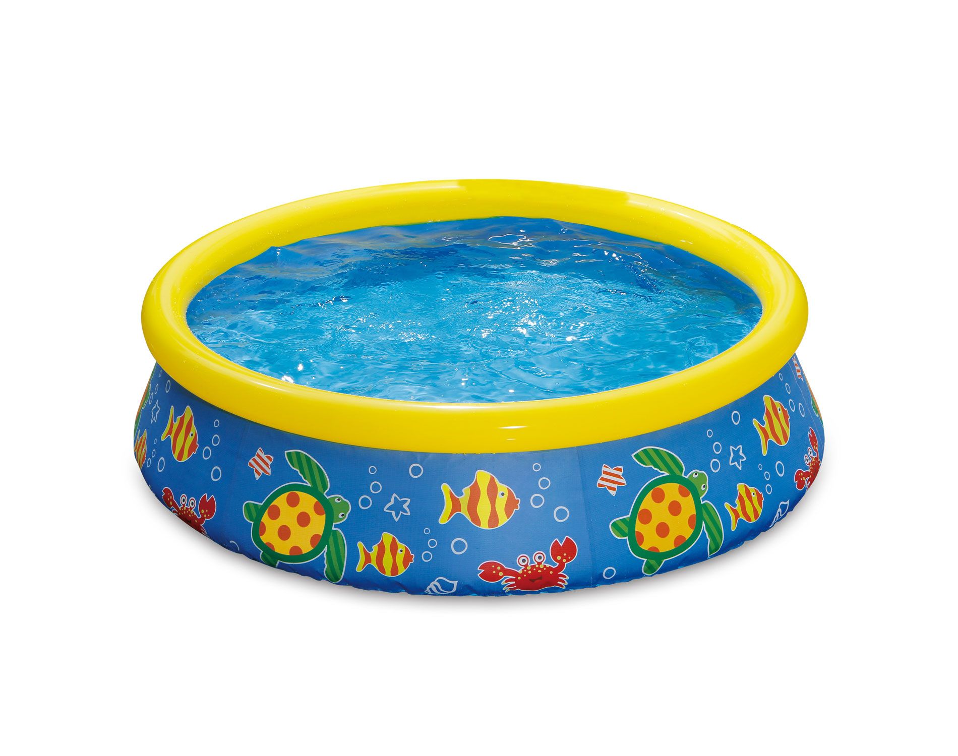 Summer Waves P1000515C167 5ft x 15in Inflatable Quick Set Pool w/ Ocean Print