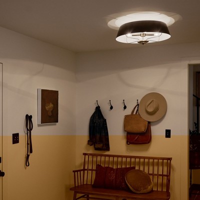 Luella Black and Polished Nickel 4-Light Pendant