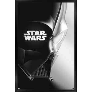 Trends International Star Wars: Saga - Darth Vader Mask Close-Up Framed Wall Poster Prints - 1 of 4