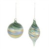 Green Iridescent Ornaments (Set of 12) - 3 of 4