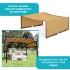 Sunnydaze 9 x 12 Polyester Retractable Pergola Canopy Shade - 2 of 4