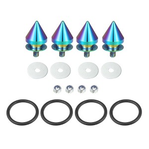 Unique Bargains Umbrella Type Universal Bumper Quick Release Front Rear Bumper Fasteners 4 Set - 1 of 4