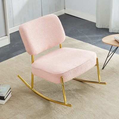 CAVINAS Accent Chair Rocking Chair with Cushioned Seat Comfy Chair with Backrest