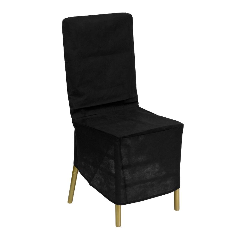 Flash Furniture Black Fabric Chiavari Chair Storage Cover, 1 of 4