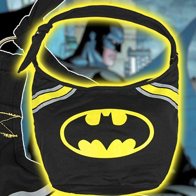 Batman DC Comics Classic Batman Logo Junior's Hobo Bag Shoulder Purse — фото 4