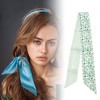 Unique Bargains Women's Ditsy Flower Long Ribbon Headband Green 1 Pc - 2 of 4