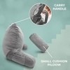 Trickonometry Large Reading Pillow with Arms and Pocket - 3 of 4