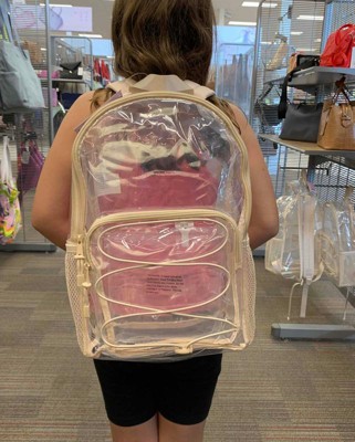 Target clear online backpack