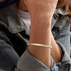 Ross-Simons Italian Sterling Silver and 22kt Gold Over Sterling Jewelry Set: 2 Polished Bangle Bracelets Size 7.5 - 2 of 4