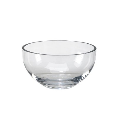 Slickblue Modern Crystal Salad Bowl - Clean Design, 9.75" x 5.5"