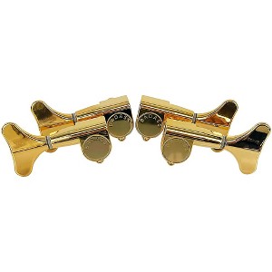 Leo Quan Badass TK-7818 SGT Sealed 2+2 Bass Tuning Machines Gold - 1 of 3