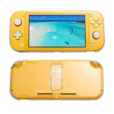 Insten Protective Case with Stand for Nintendo Switch Lite - Shockproof & Anti-Scratch Protective Cover Accessories, Clear