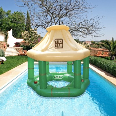 Pool Central Inflatable Swimming Pool Floating Tiki Bar