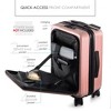 TravelArim 22" Airline Approved Hard-shell Carry On Luggage with Attachable Cosmetic Case - 3 of 4