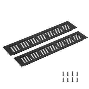 Unique Bargains Rectangle Ventilation Grille, Aluminum - 1 of 3