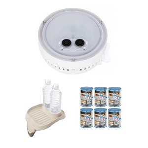 Intex Multi-Colored LED Spa Light and Cup Holder & Type S1 Pool Filters (6 Pack) - 1 of 4