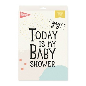 Milestone Baby Shower Poster Card - 1 of 4