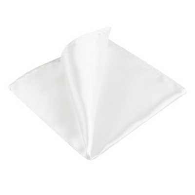 INSPIRE CHIC Men's Wedding Party Solid Color Self-Folded Pocket Squares