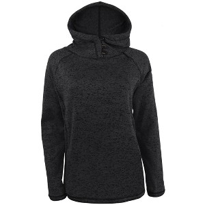 Victory Outfitters Ladies' Fleece Henley Hoodie Pullover - 1 of 4