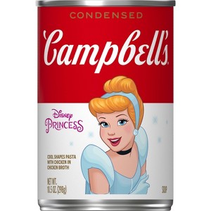 Campbell's Condensed Disney's Princess Chicken & Pasta Shapes Soup - 10.5oz - 1 of 4