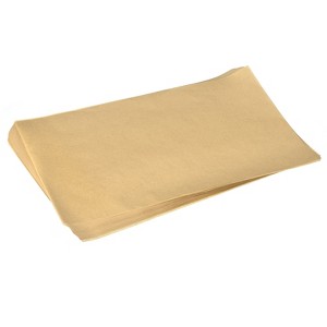 Unique Bargains Non-Stick Rectangle Parchment Air Fryer Baking Steaming Paper Sheets Brown - 1 of 4
