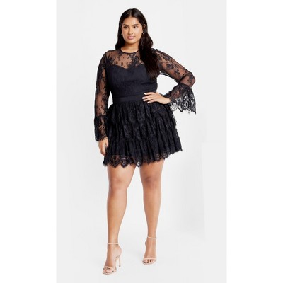Women's Plus Size Logan Dress - navy | CITY CHIC